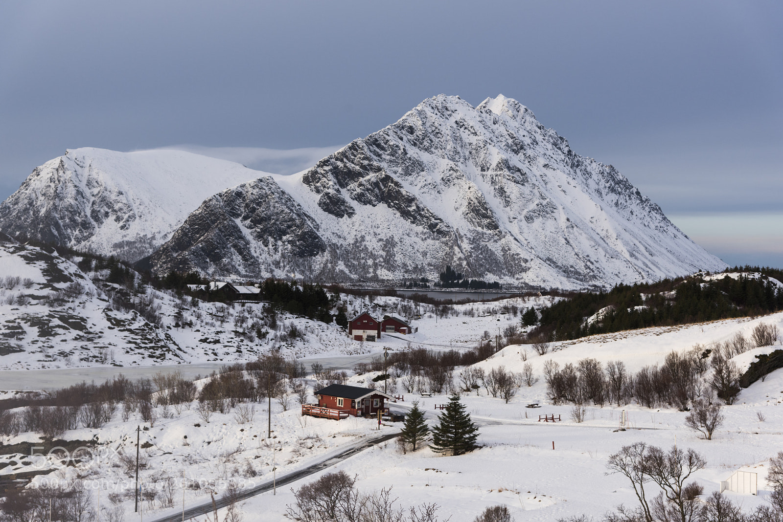 Nikon D810 sample photo. View of snow covered photography