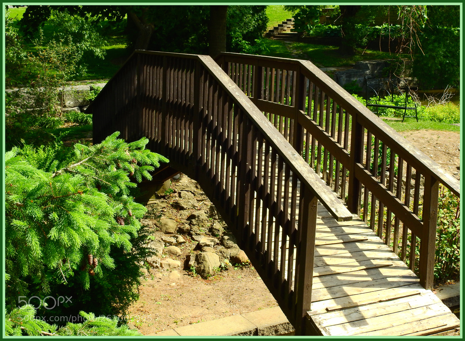 Nikon Coolpix P900 sample photo. Small wooden bridge photography