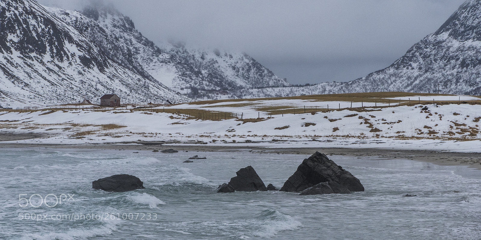 Nikon D810 sample photo. Sea with mountain range photography