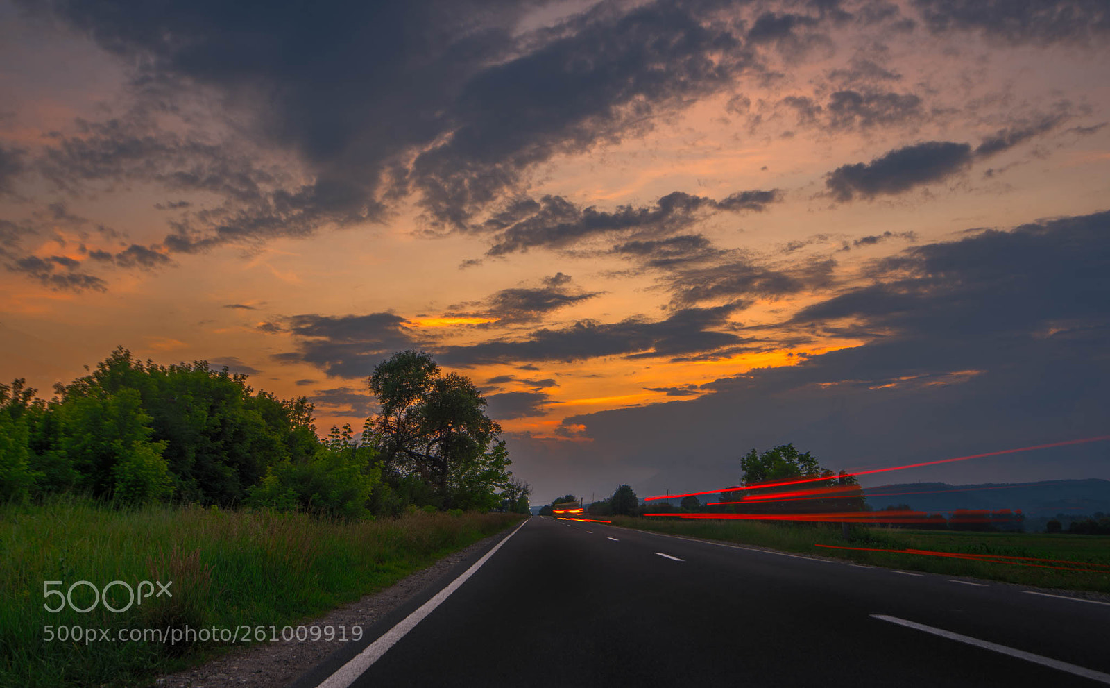 Nikon D850 sample photo. Straight road photography