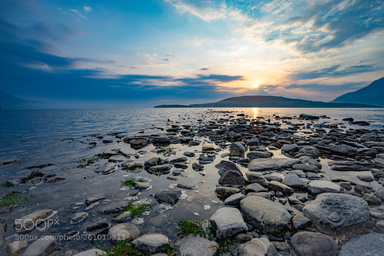 Sony a7R sample photo. Loch canaird sunset photography