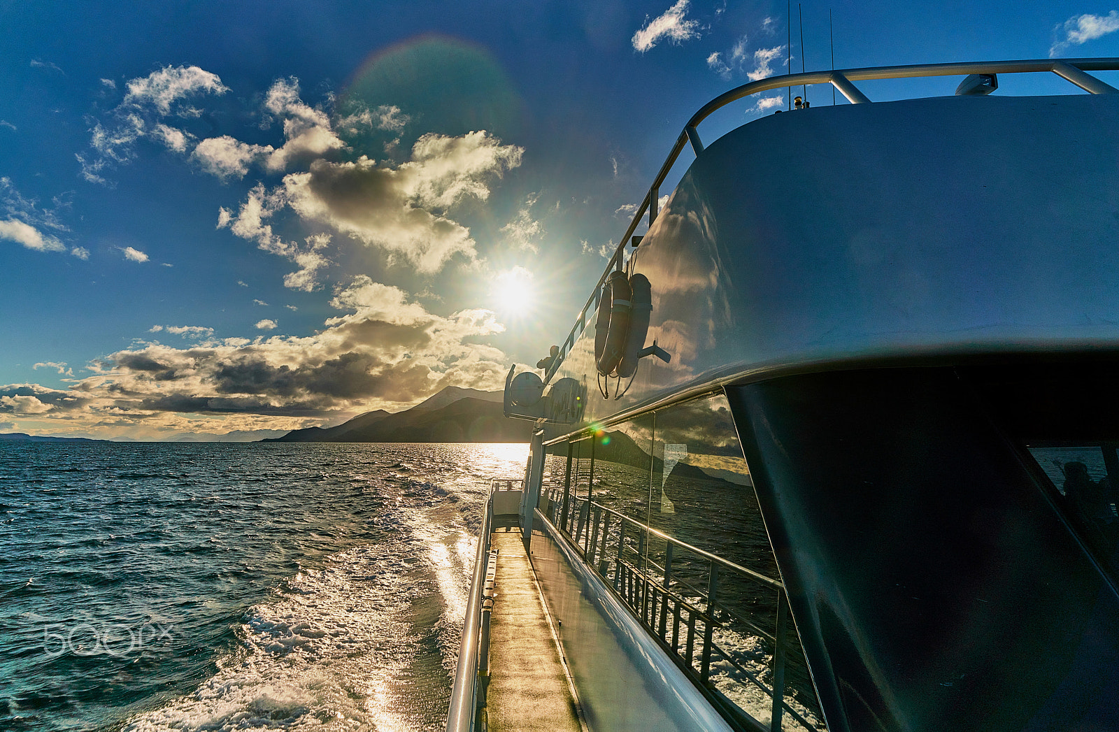 Sony a99 II sample photo. View of the beagle canal during sunset next to ushuaia. argentine and chilean patagonia photography