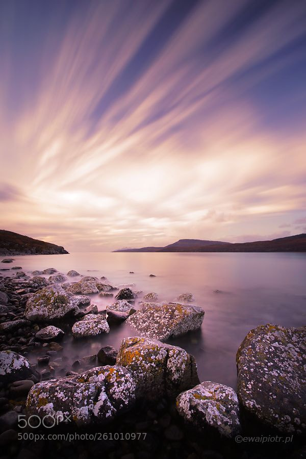 Canon EOS 7D Mark II sample photo. Sunrise over loch slapin photography