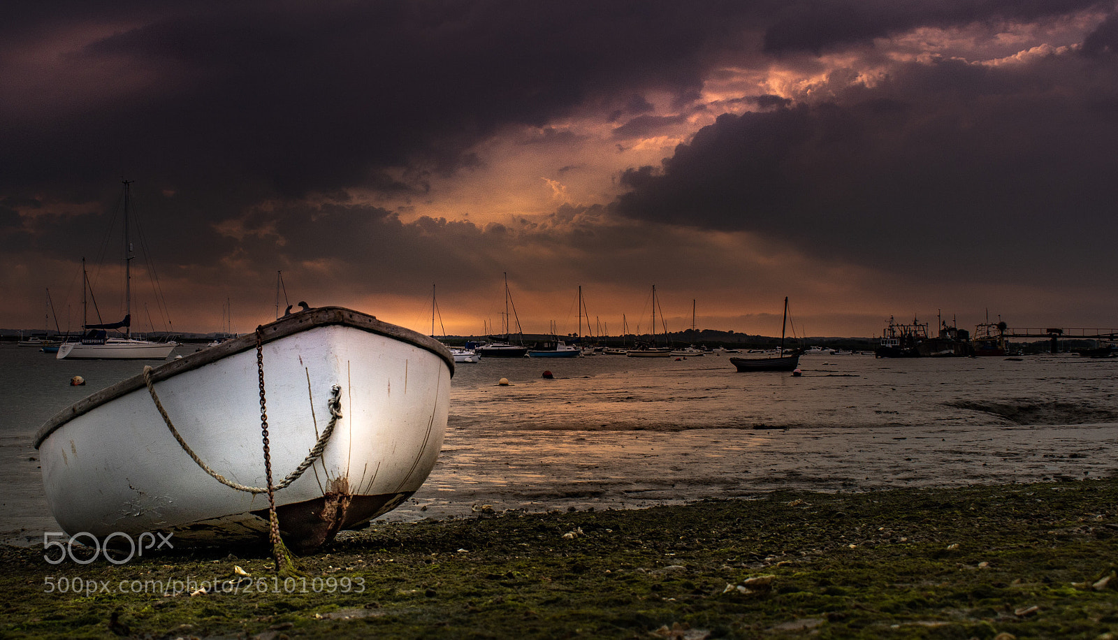Nikon D5500 sample photo. White dinghy  photography