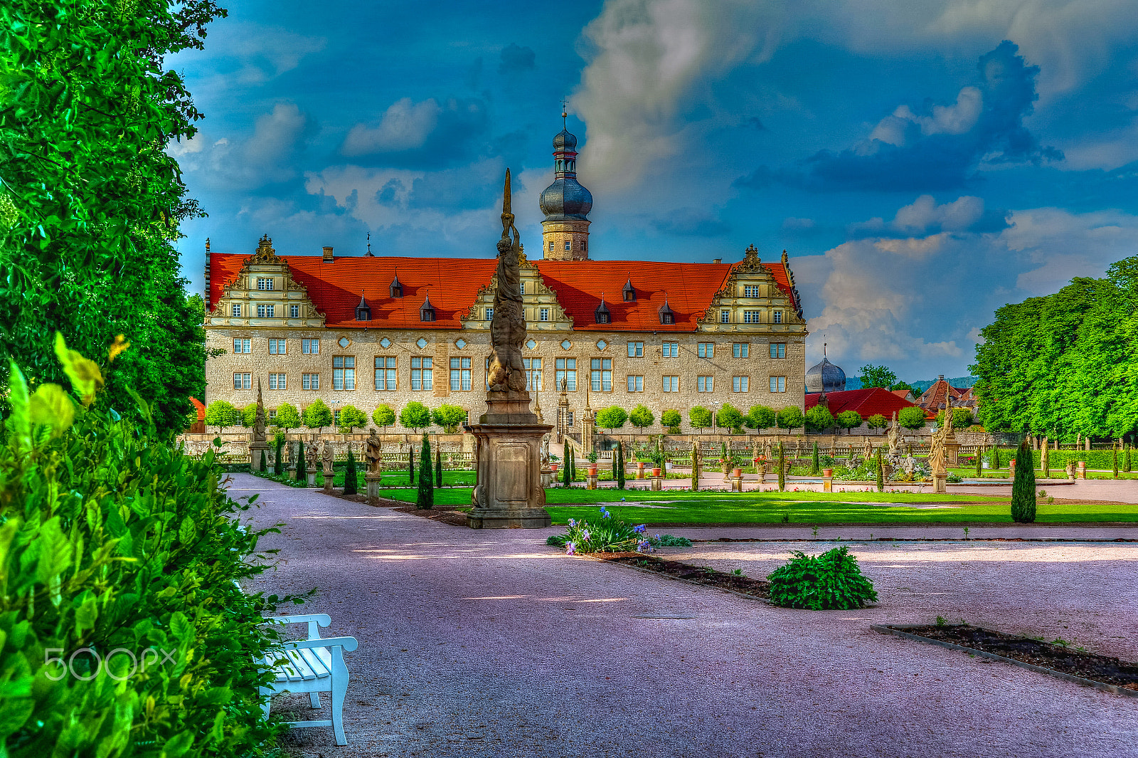 Samsung NX30 sample photo. Weikersheim castle photography
