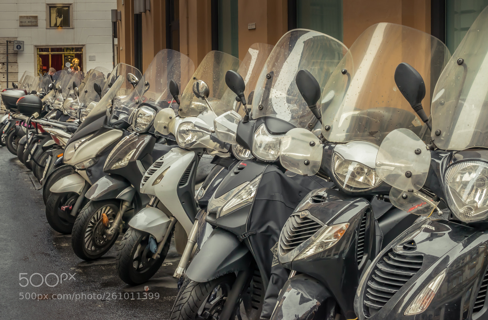 Nikon D3300 sample photo. Bikes lined up photography