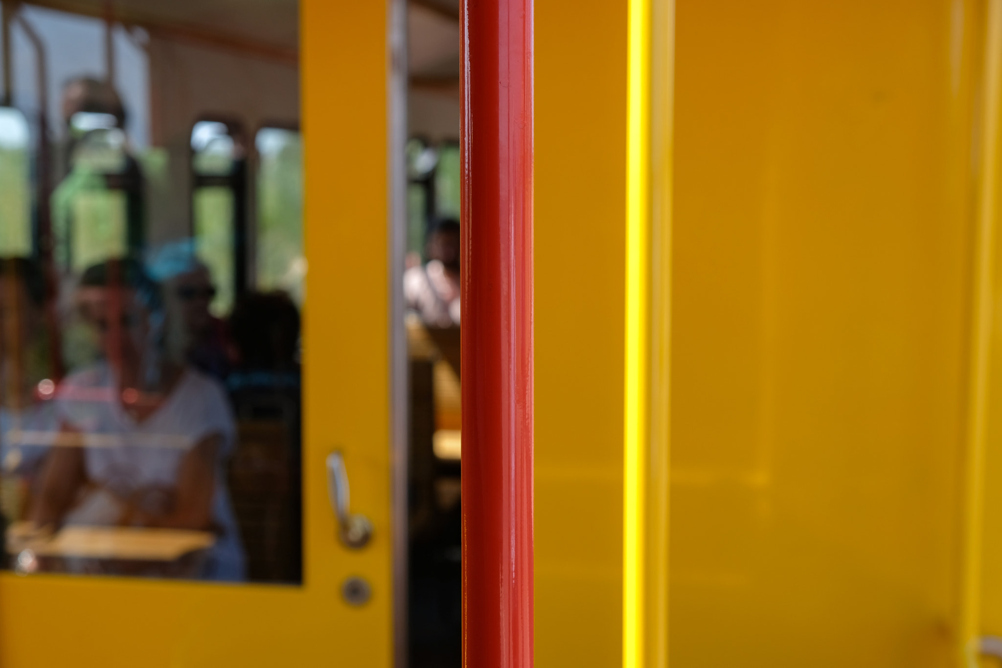 Fujifilm X-E3 sample photo. Colourful train photography