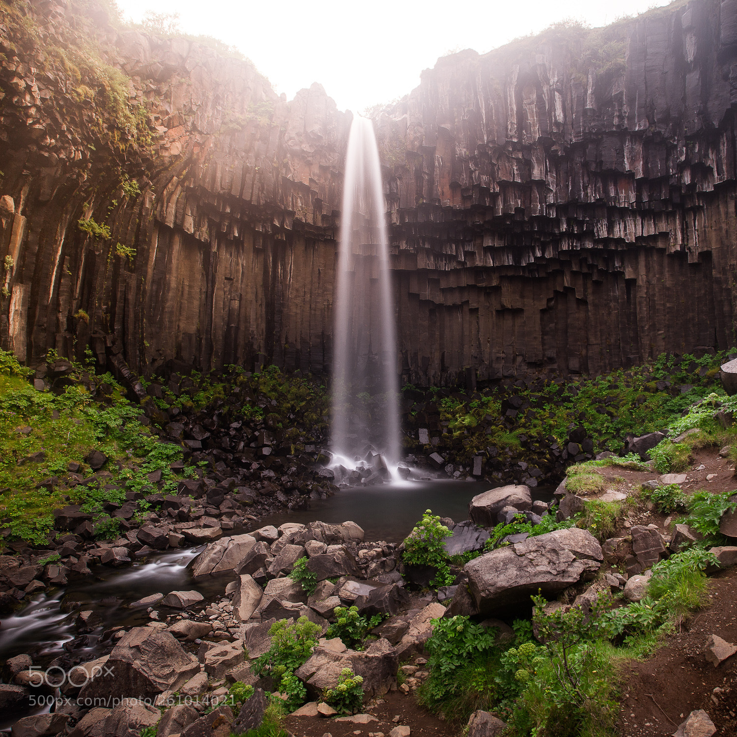 Canon EOS 5D Mark II sample photo. Svartifoss photography