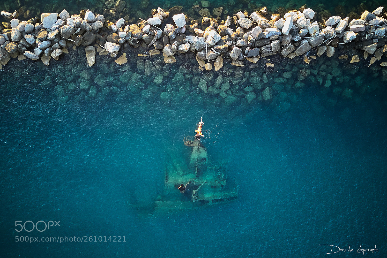 DJI FC220 sample photo. Wreck photography