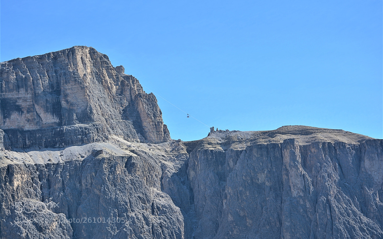 Nikon D5200 sample photo. Sass pordoi ropeway photography