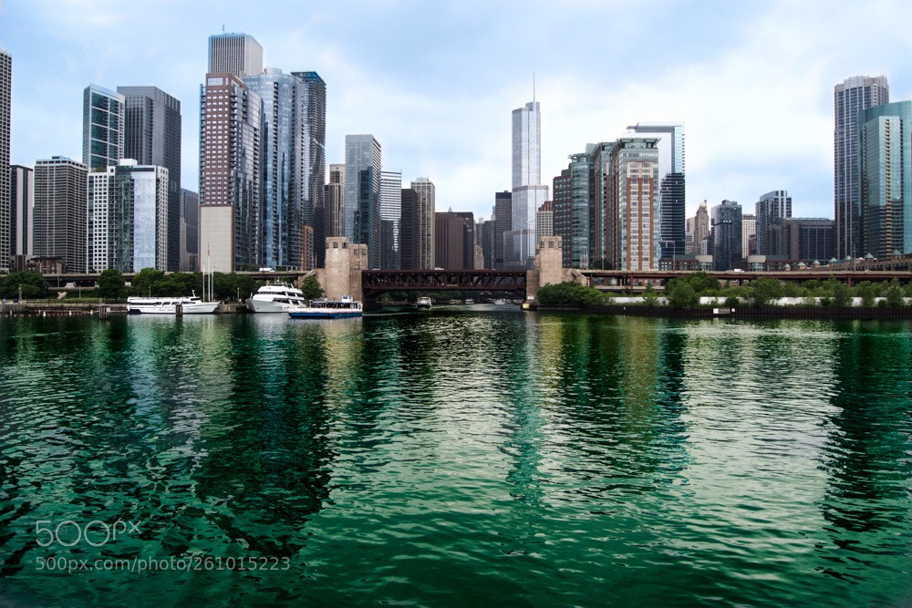 Nikon D3100 sample photo. City on water photography
