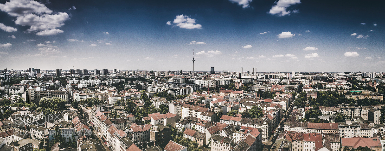 DJI FC6310 sample photo. Sky over berlin photography