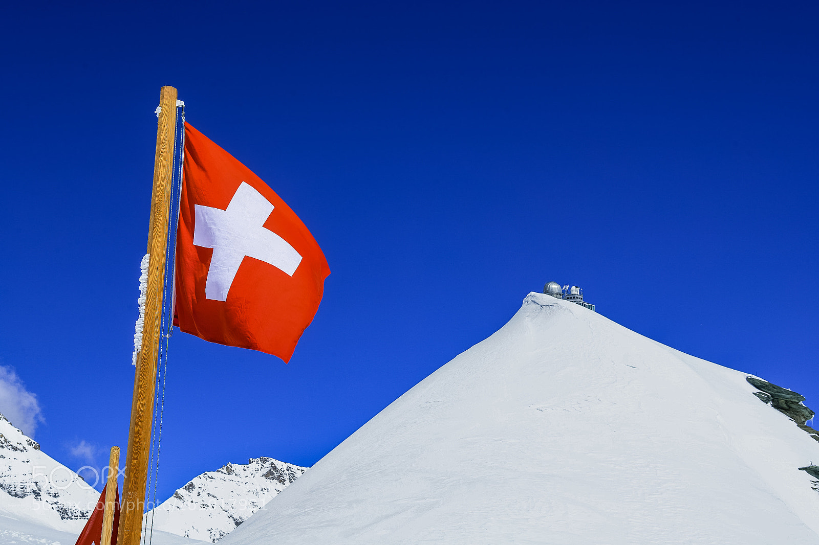 Nikon D850 sample photo. Switzerland flag and sphinx photography