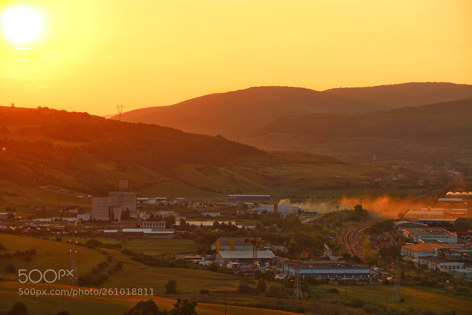 Canon EOS 70D sample photo. Sunset over romania photography