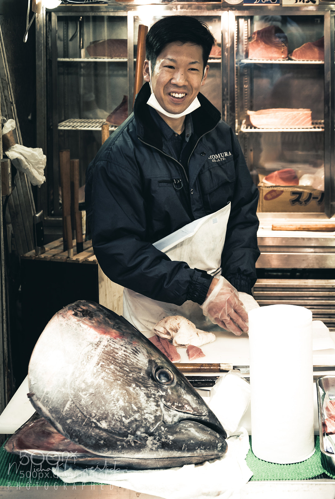 Nikon D5200 sample photo. Tsukiji tuna photography