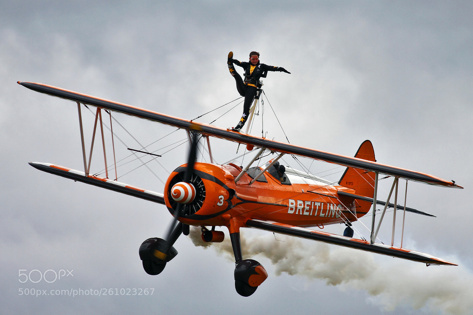 Canon EOS 50D sample photo. Breitling wingwalk airshow photography