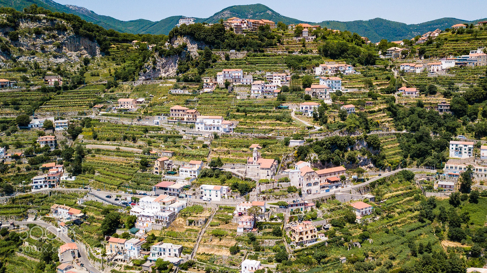DJI FC220 sample photo. Positano, italy photography