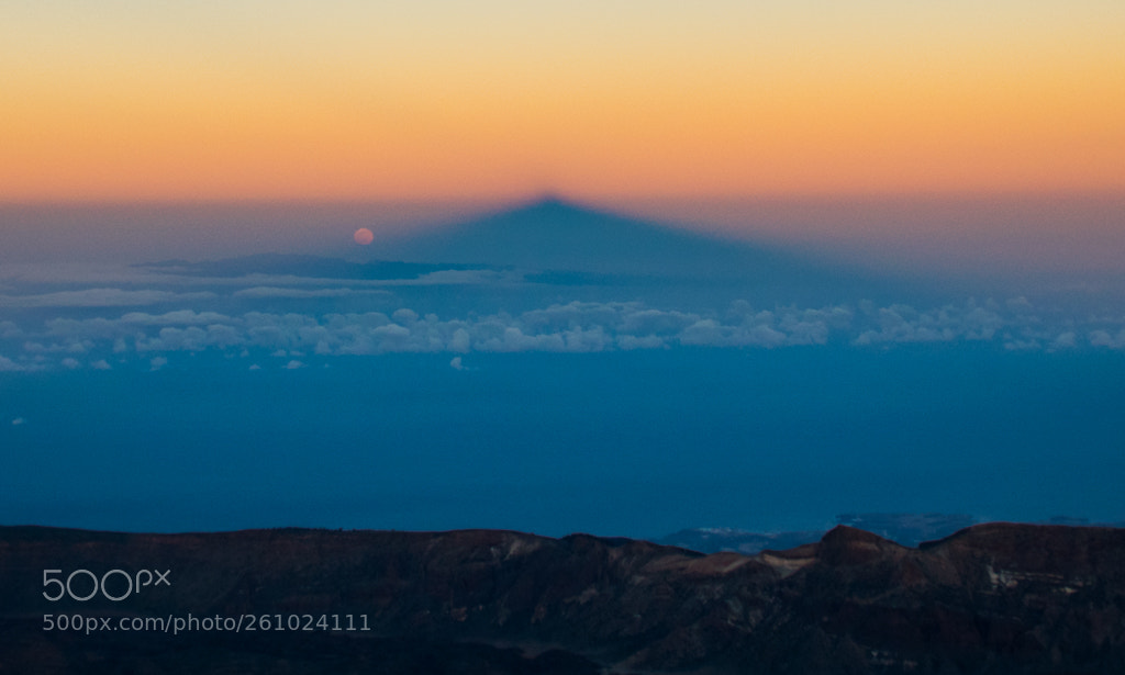 Nikon D5300 sample photo. Sombra del teide y photography