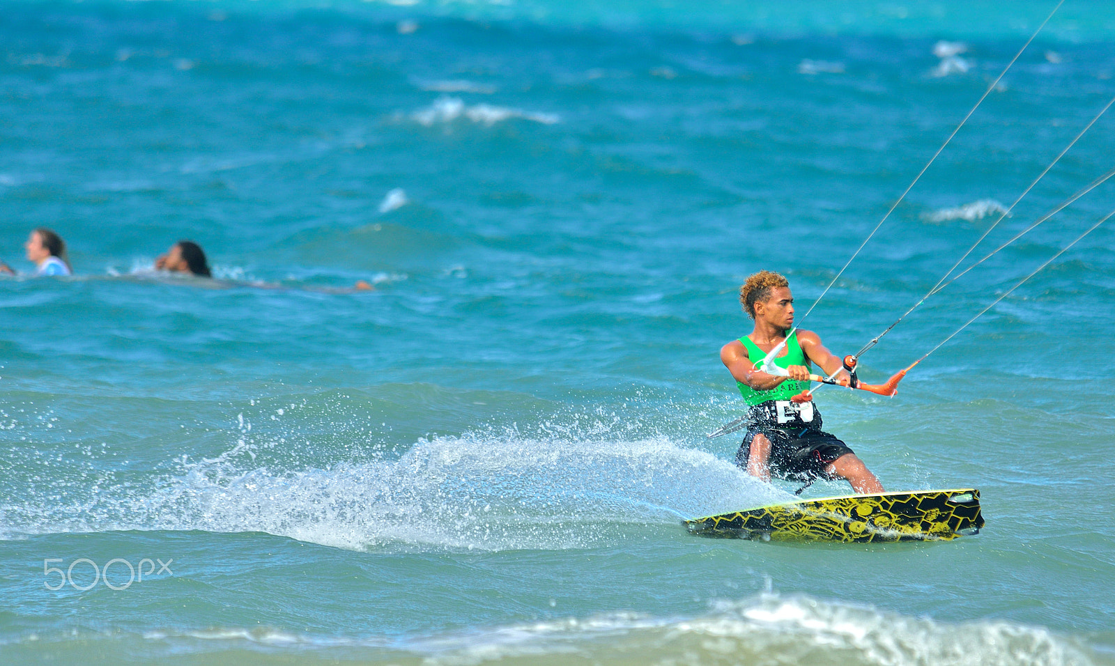 Nikon D800E + Nikon AF Nikkor 80-400mm F4.5-5.6D ED VR sample photo. Kite surfing on cabarete beach. photography