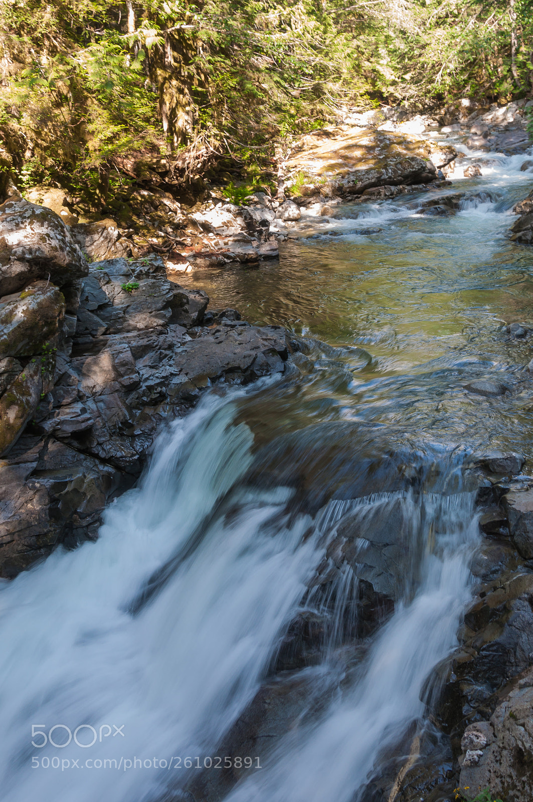 Nikon D90 sample photo. Waterfall of the mountain photography
