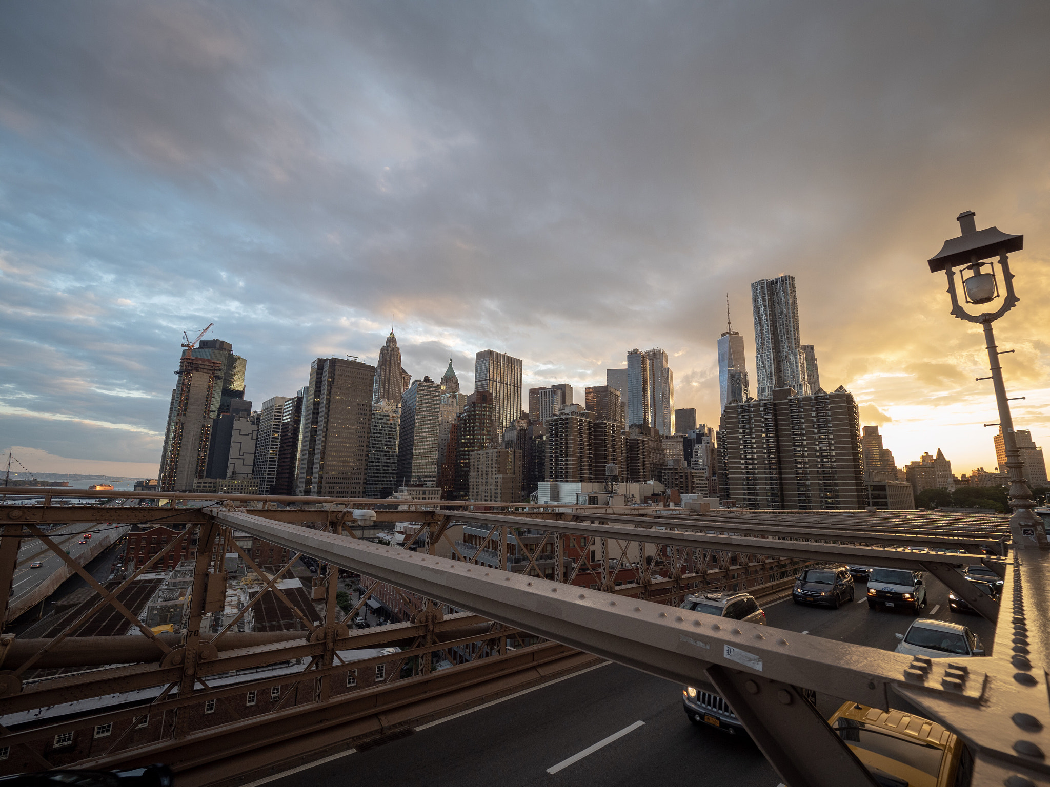 Olympus PEN-F sample photo. Brooklyn bridge photography