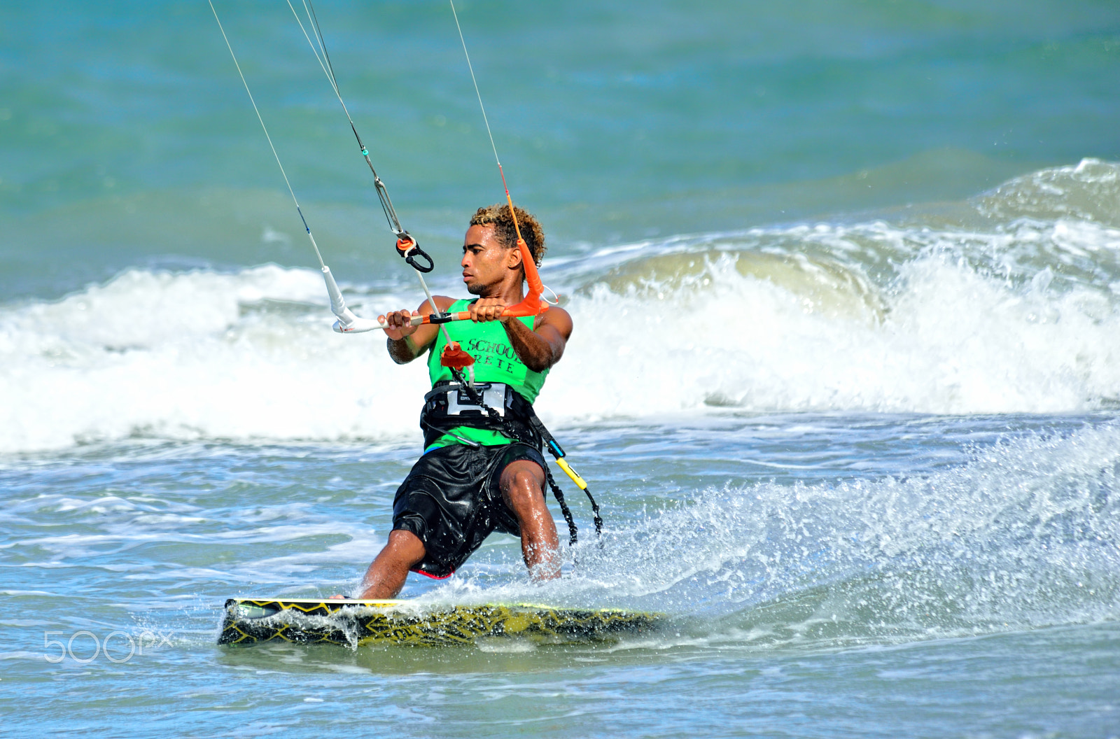 Nikon D800E sample photo. Kite surfing on cabarete beach. photography