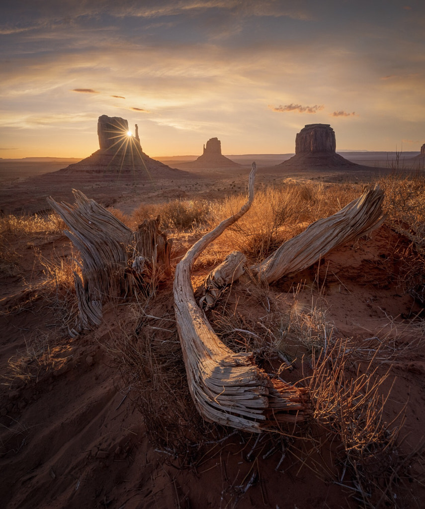 First light in Monument Valley by Mindz.eye  on 500px.com