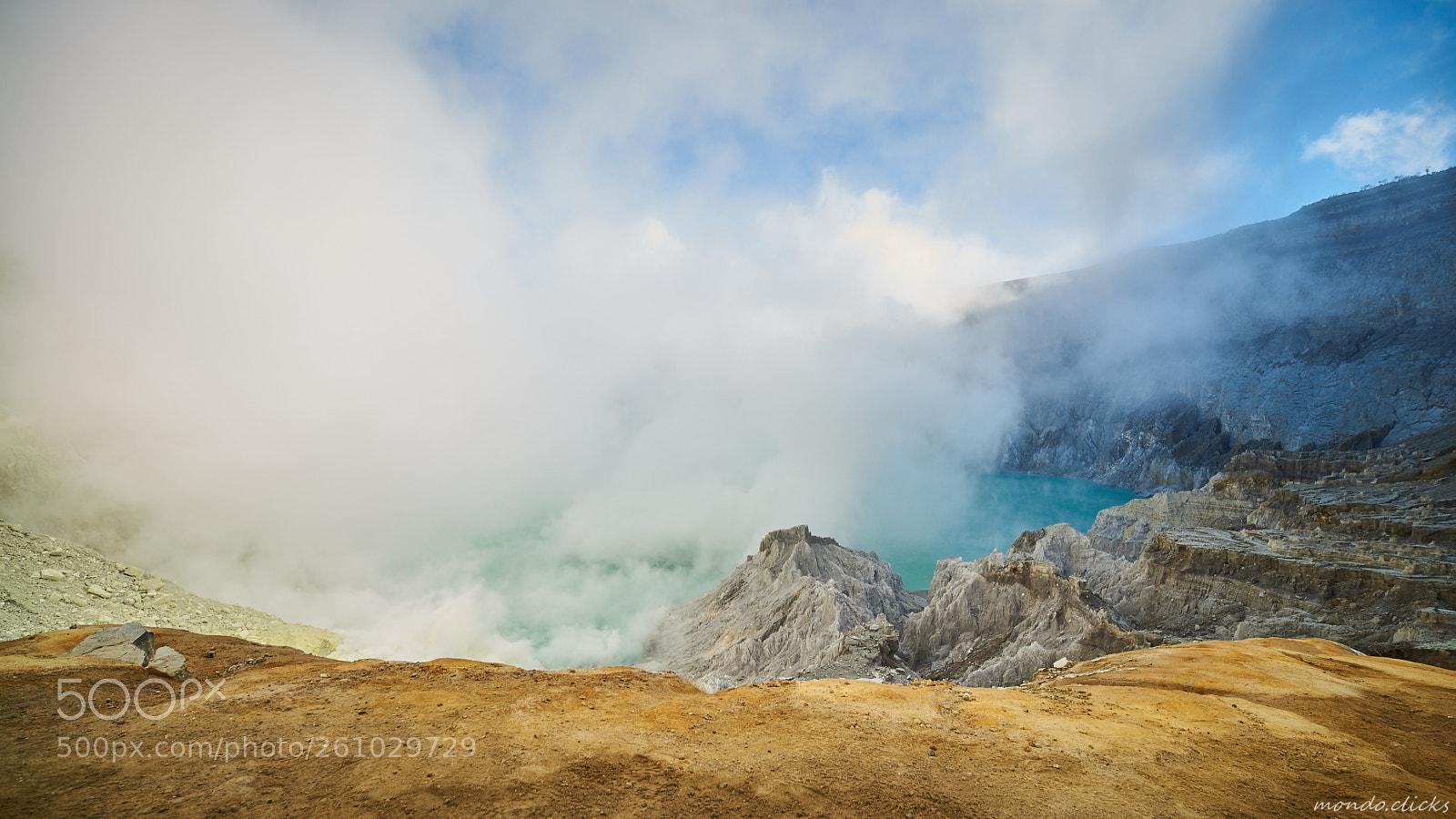 Nikon D750 sample photo. Ijen crater from above photography