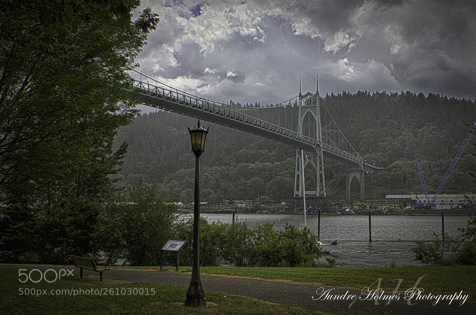 Canon EOS 7D sample photo. St.johns bridge iii photography