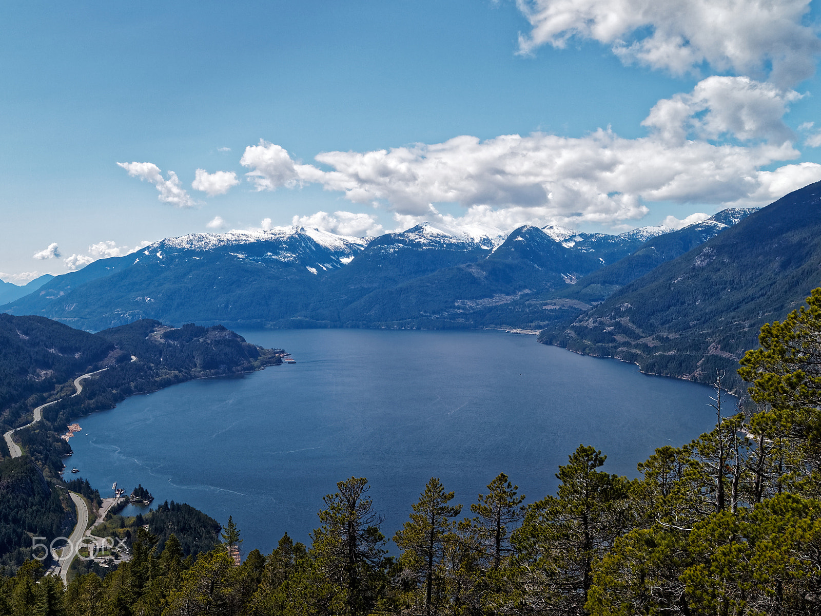 Olympus PEN E-PL1 sample photo. View from the stawamus chief photography