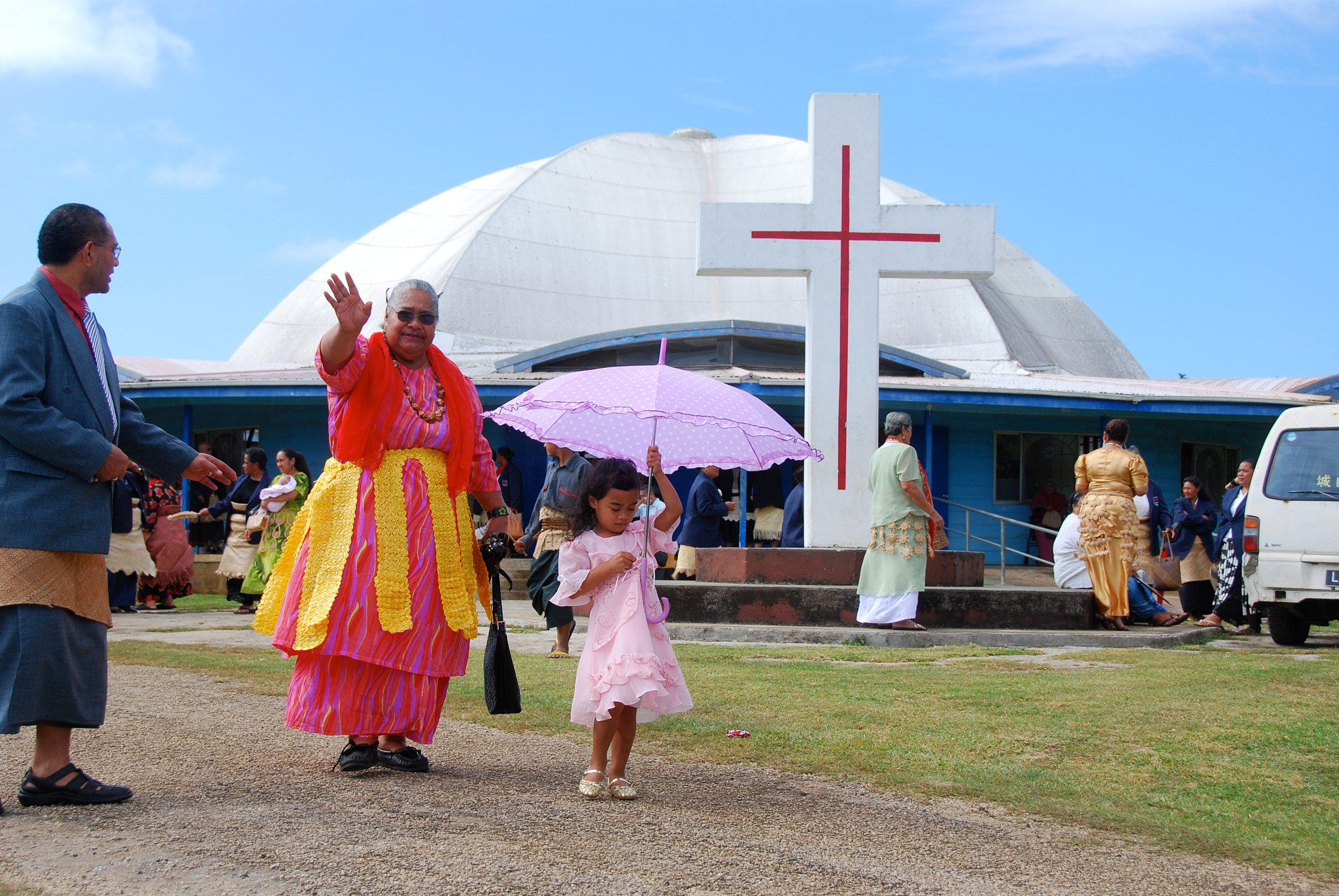 Nikon D80 sample photo. Tonga church. photography