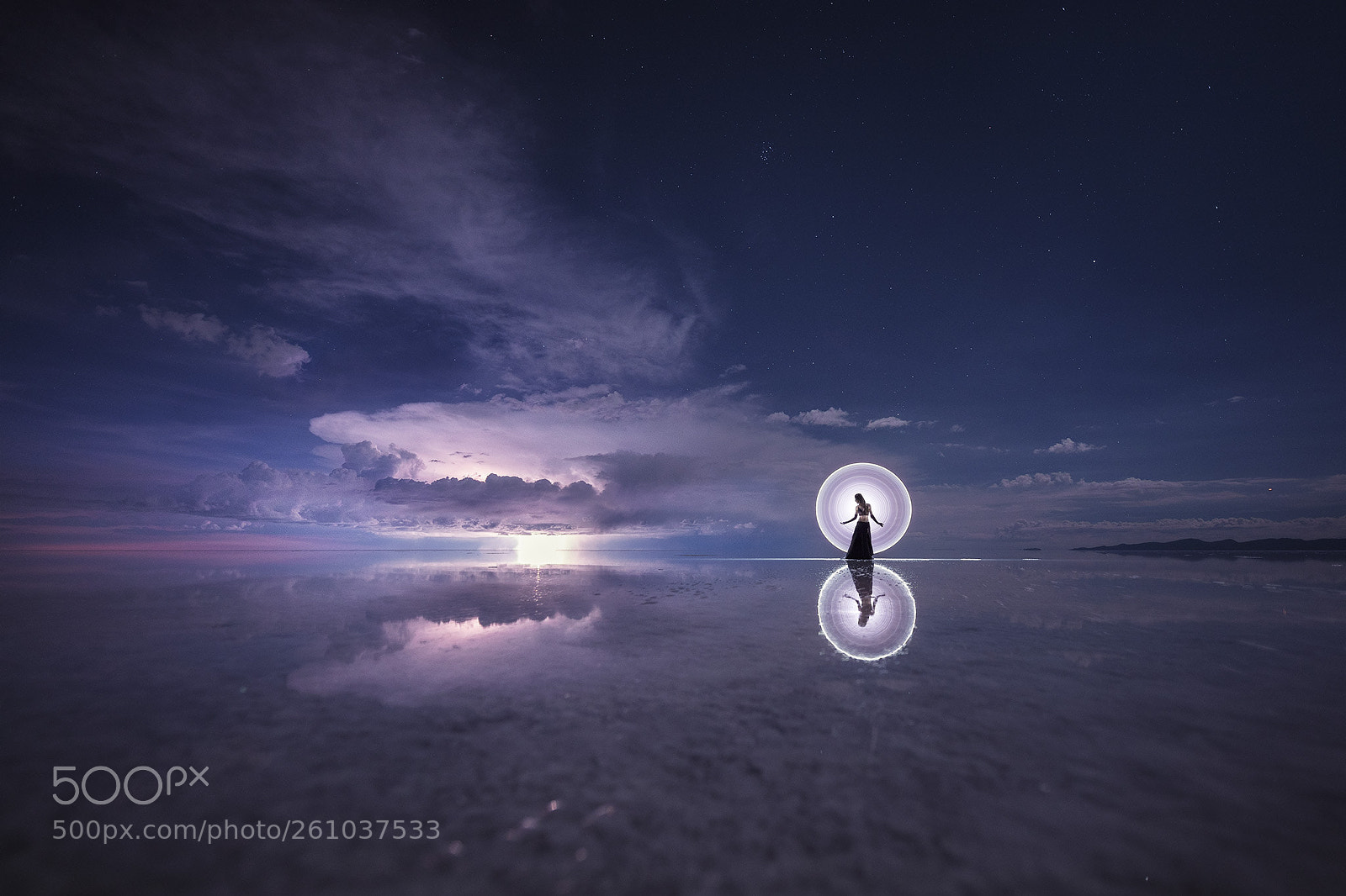 Canon EOS 5D Mark IV sample photo. Light-painting in uyuni photography