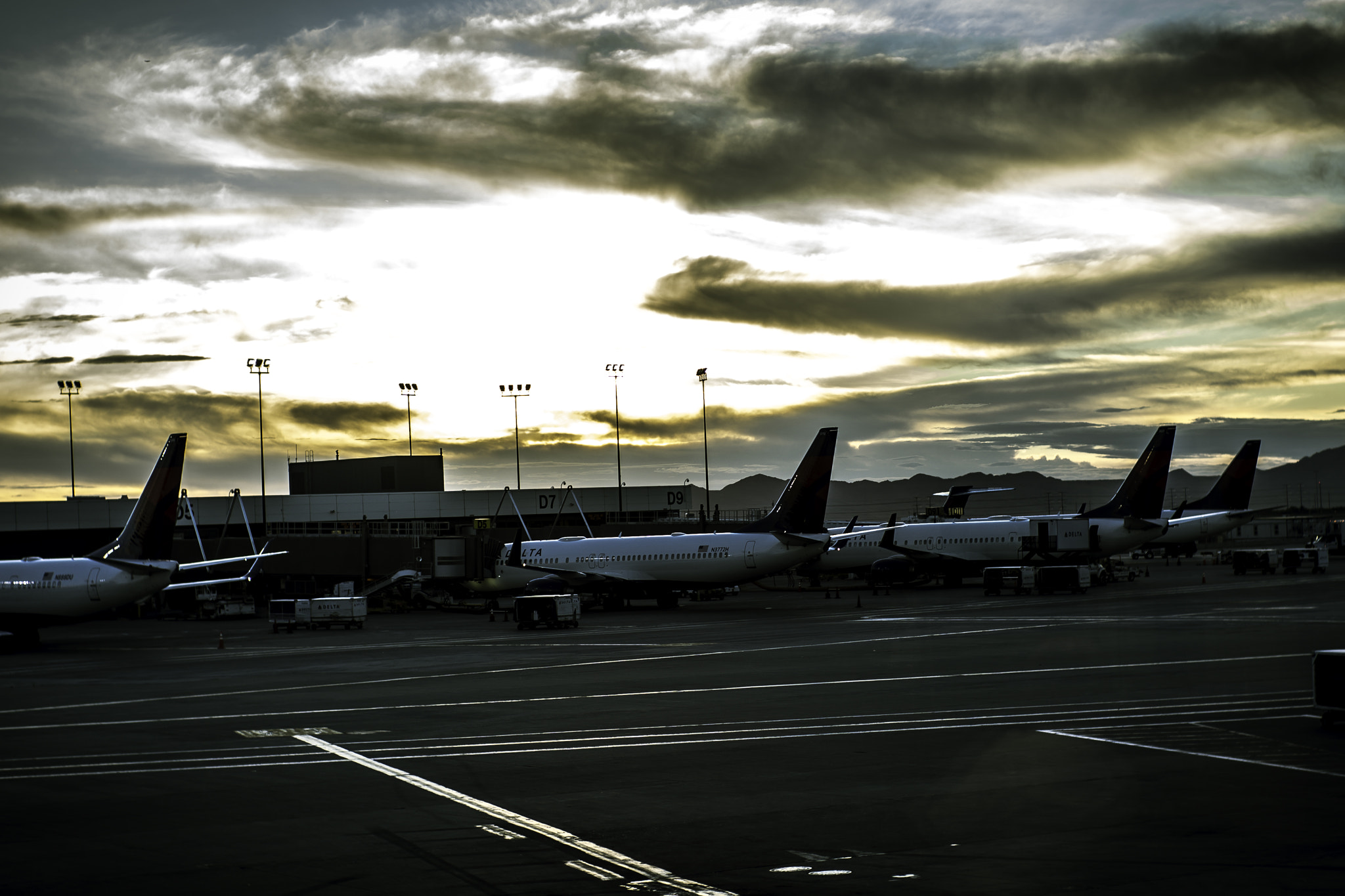 Sony a9 sample photo. Sunset in salt lake city. photography