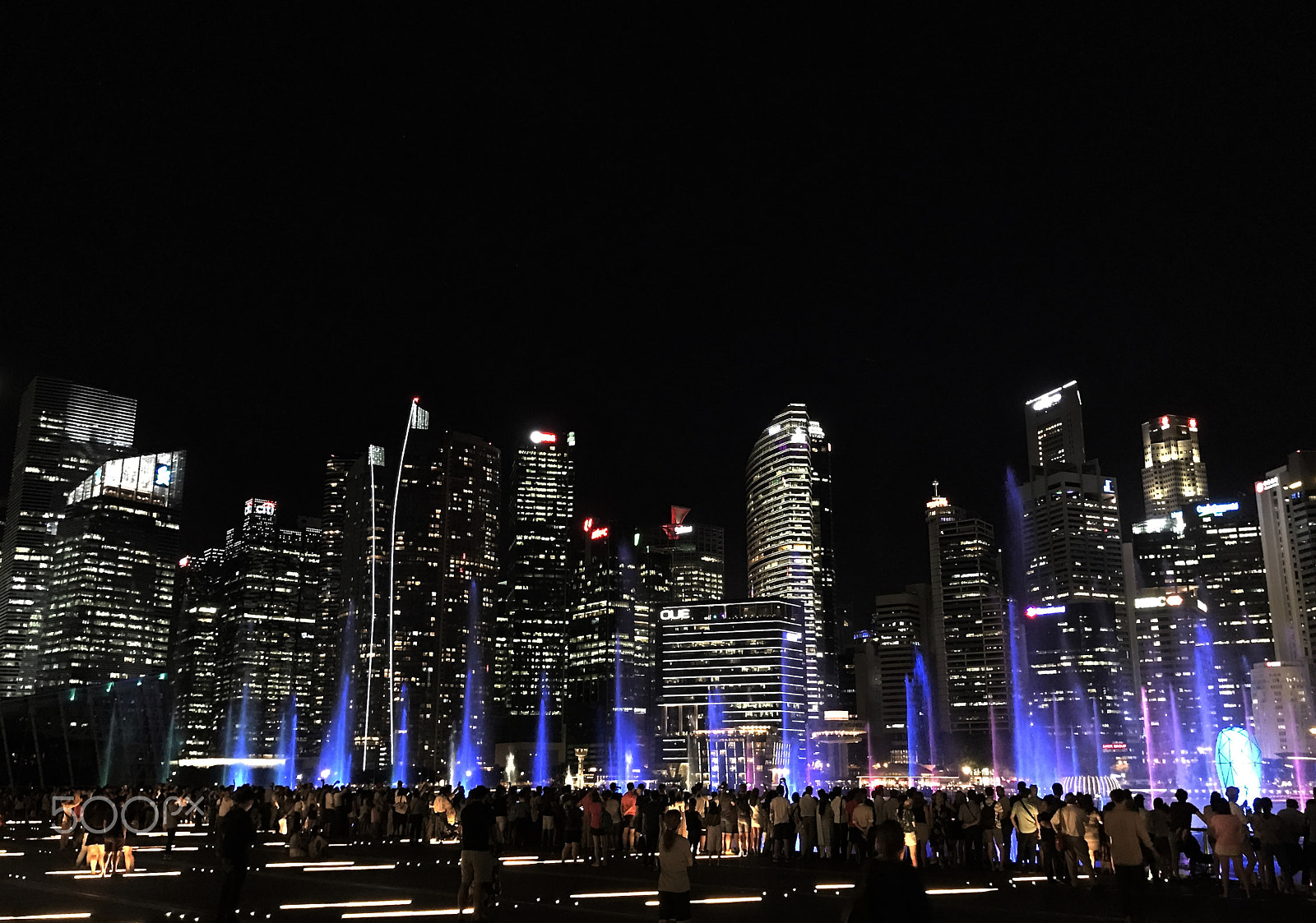 Apple iPad Pro (10.5-inch) sample photo. Dancing fountains photography