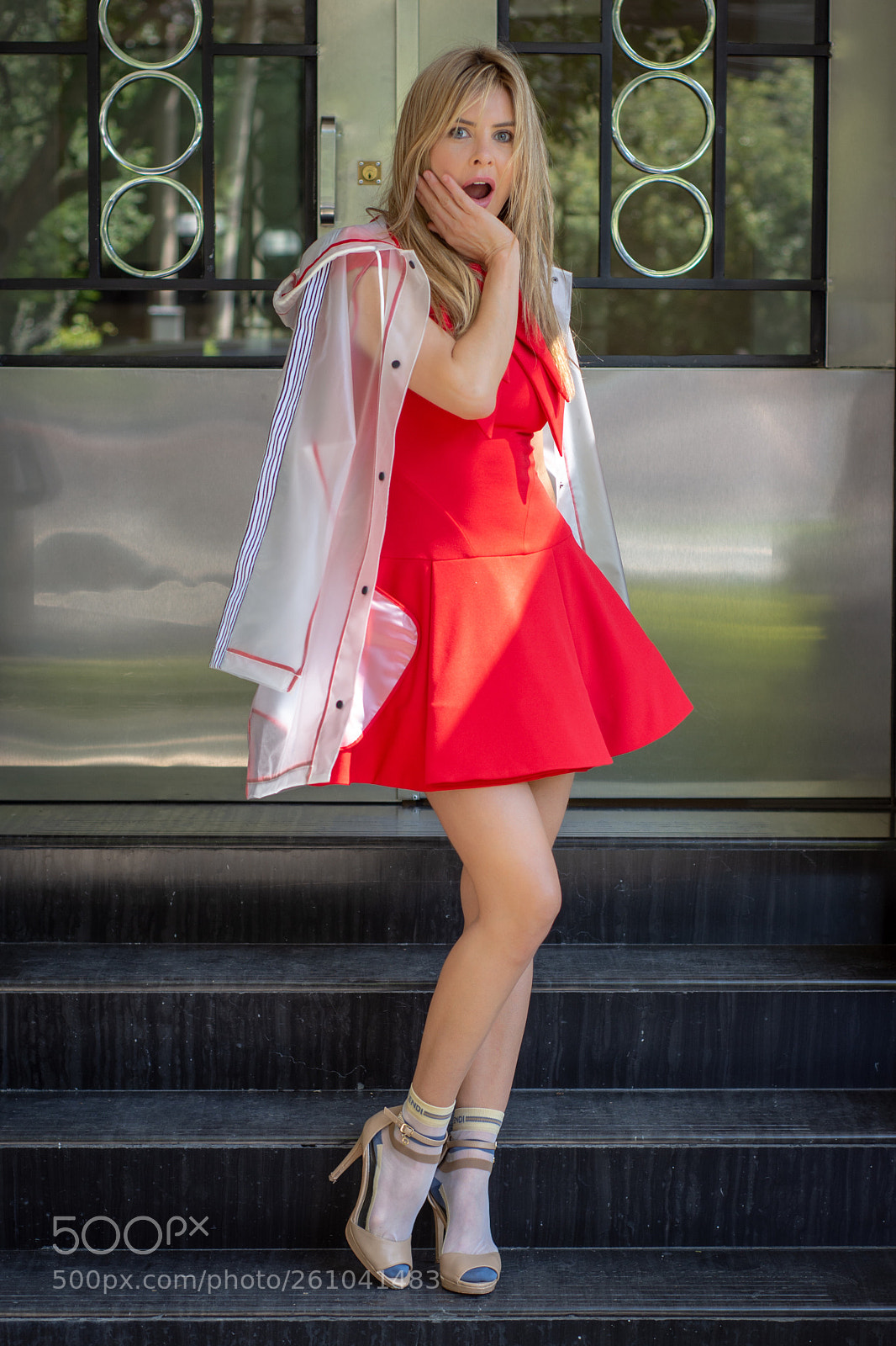 Nikon D7200 sample photo. Woman in red photography