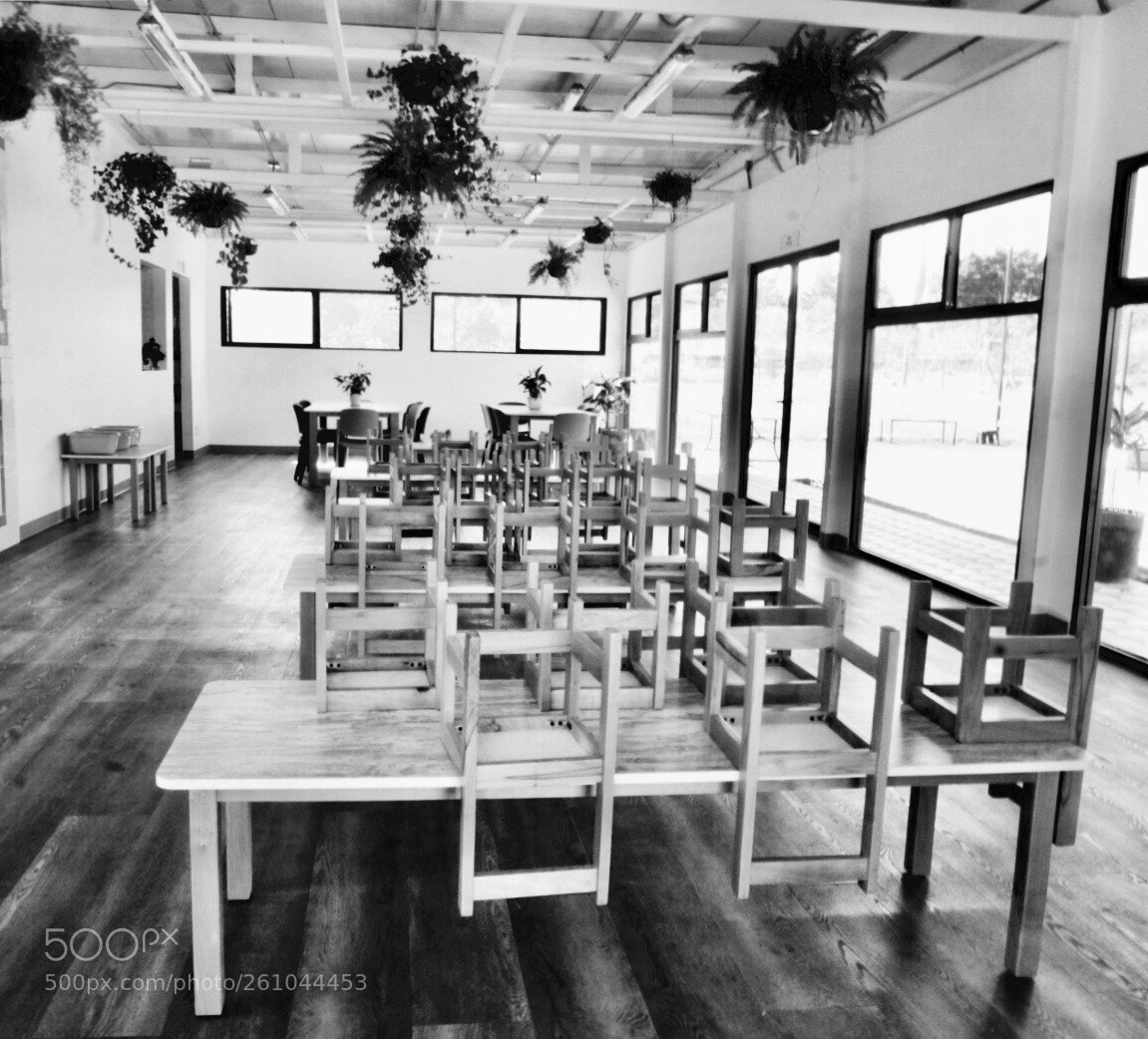 Sony a6000 sample photo. Comedor escolar photography