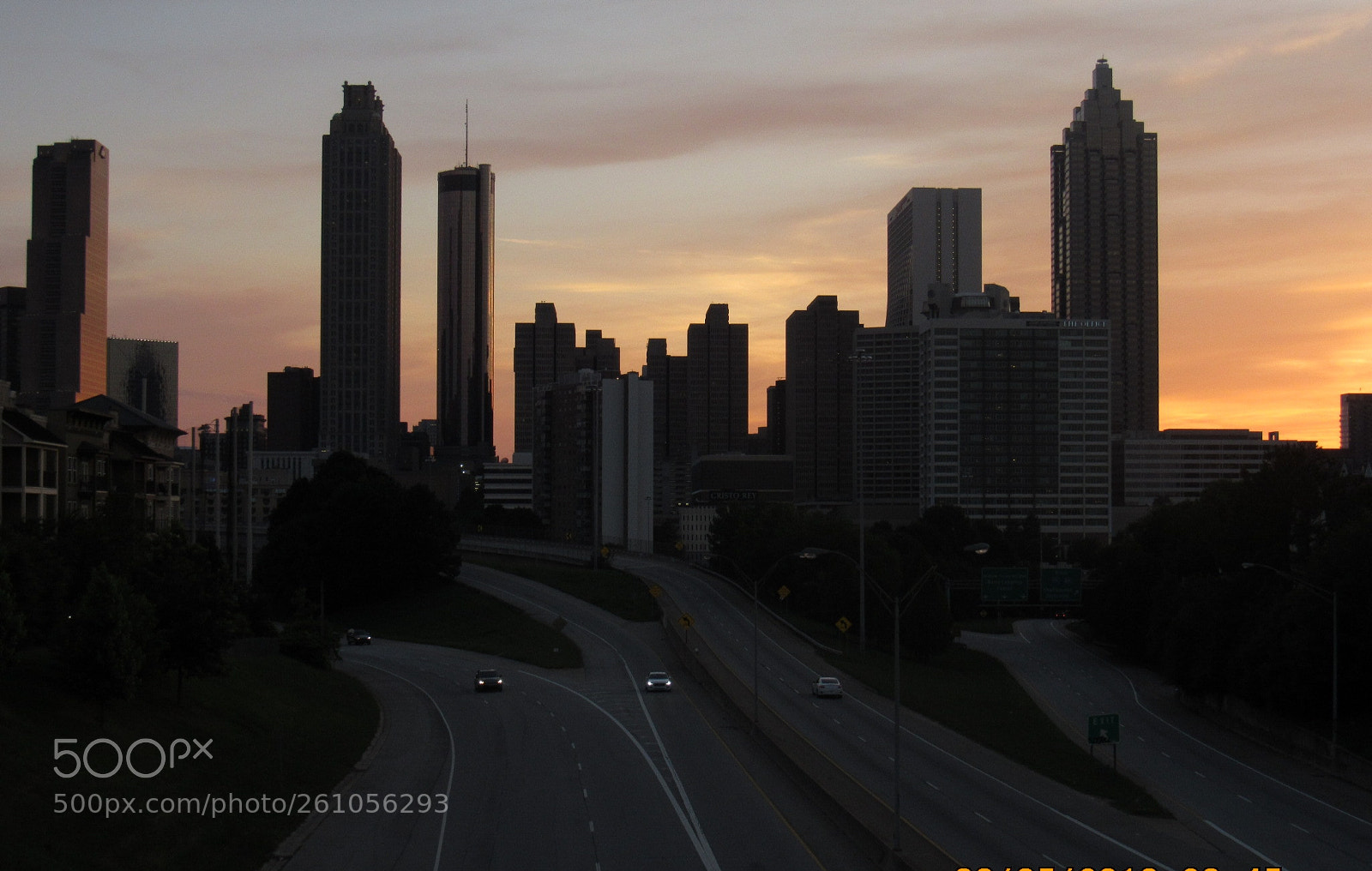 Canon PowerShot SX530 HS sample photo. Good night atlanta photography