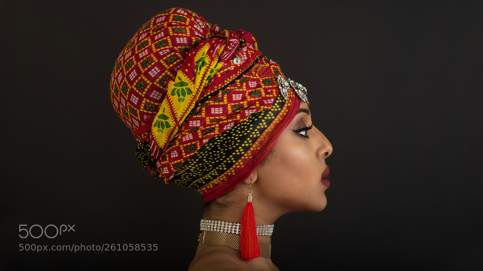 Nikon D600 sample photo. Head wrap profile photography