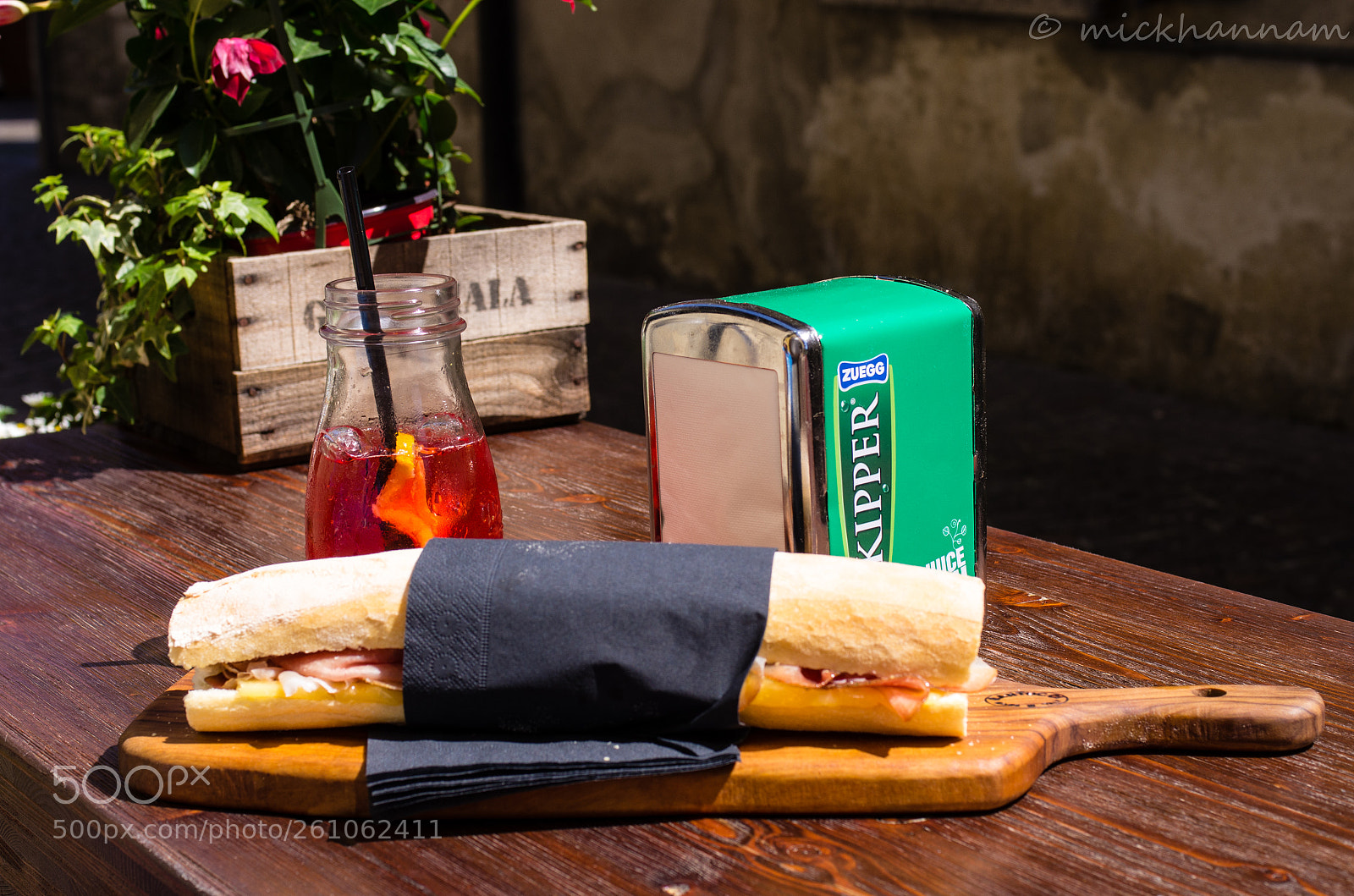 Pentax K-5 sample photo. Panini & campari photography