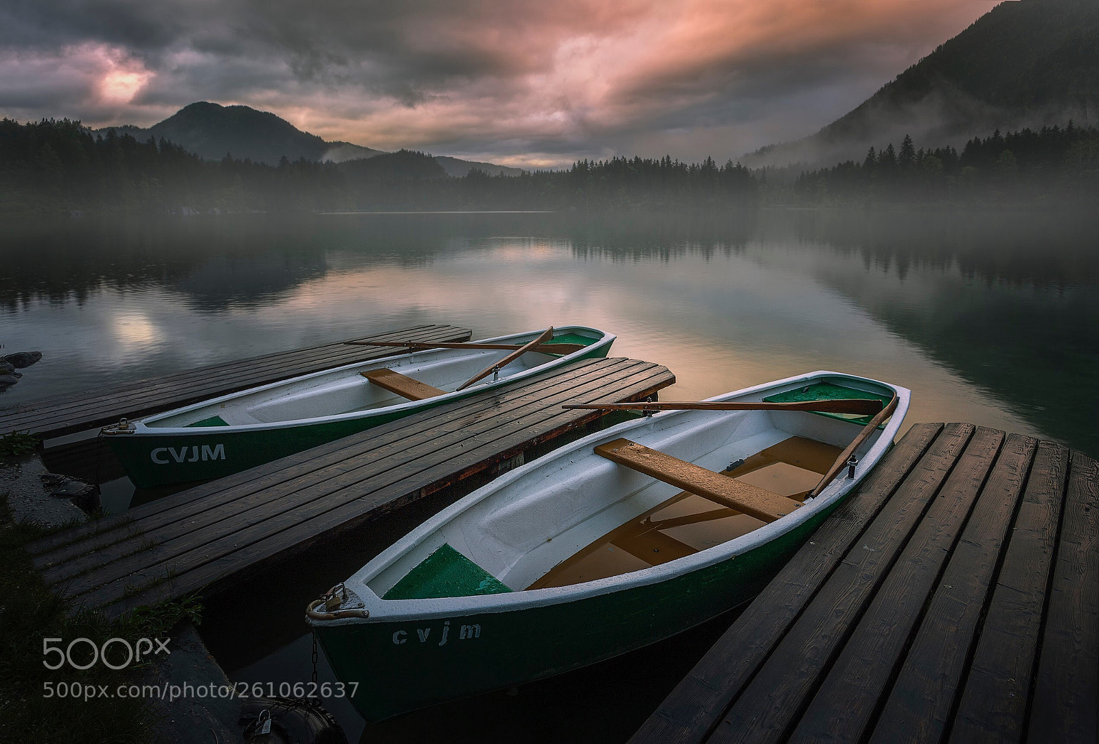 Canon EOS 6D sample photo. The boats. lake hintersee photography
