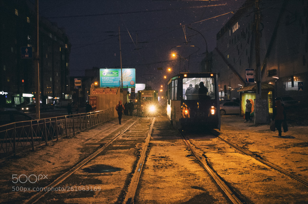 Nikon D7000 sample photo. Вечерний Новосибирск photography