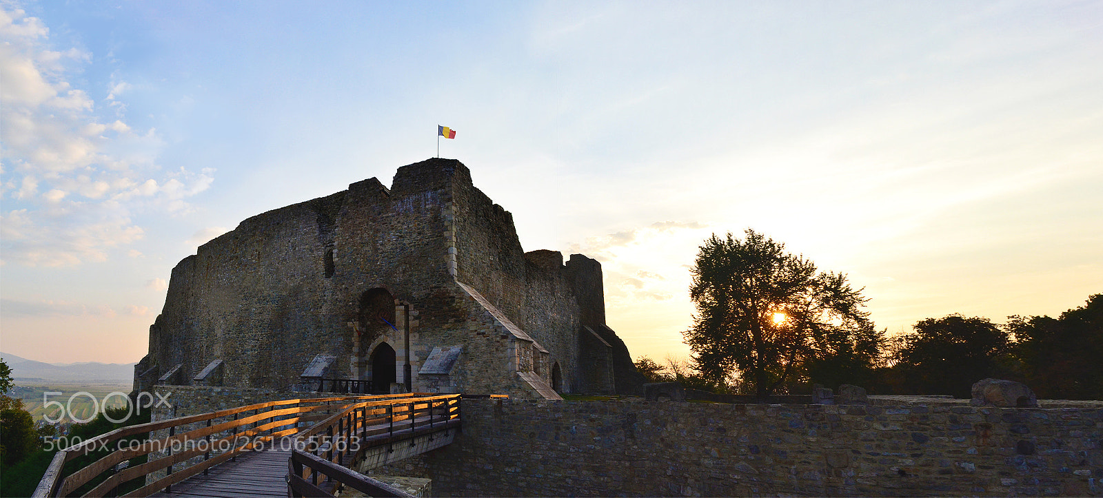 Nikon D3100 sample photo. Neamt citadel photography