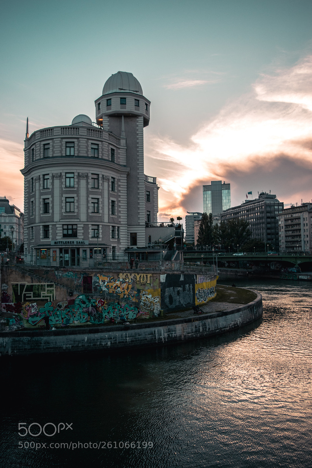 Nikon D3300 sample photo. Sunset urania, vienna photography