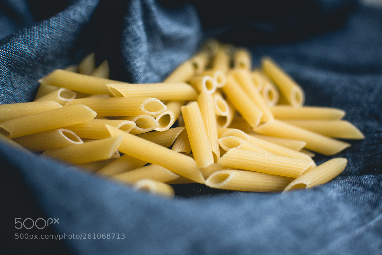 Nikon D5200 sample photo. Dried pasta penne photography