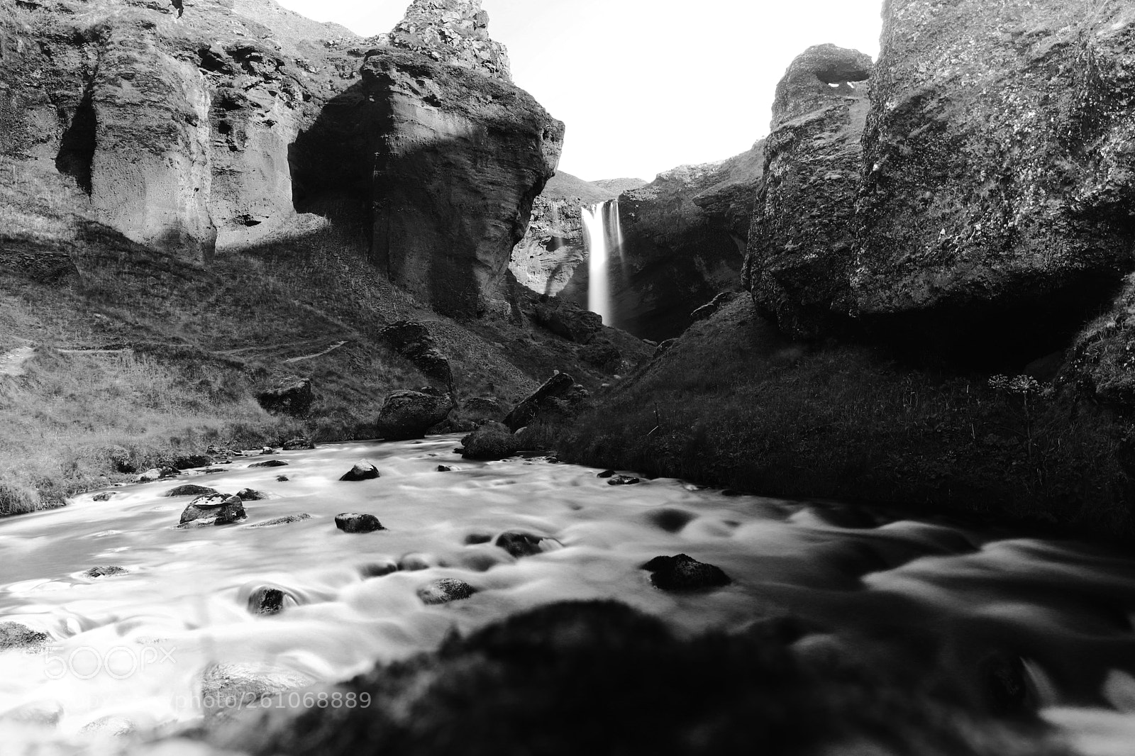 Canon EOS 6D Mark II sample photo. Secret waterfall - iceland photography