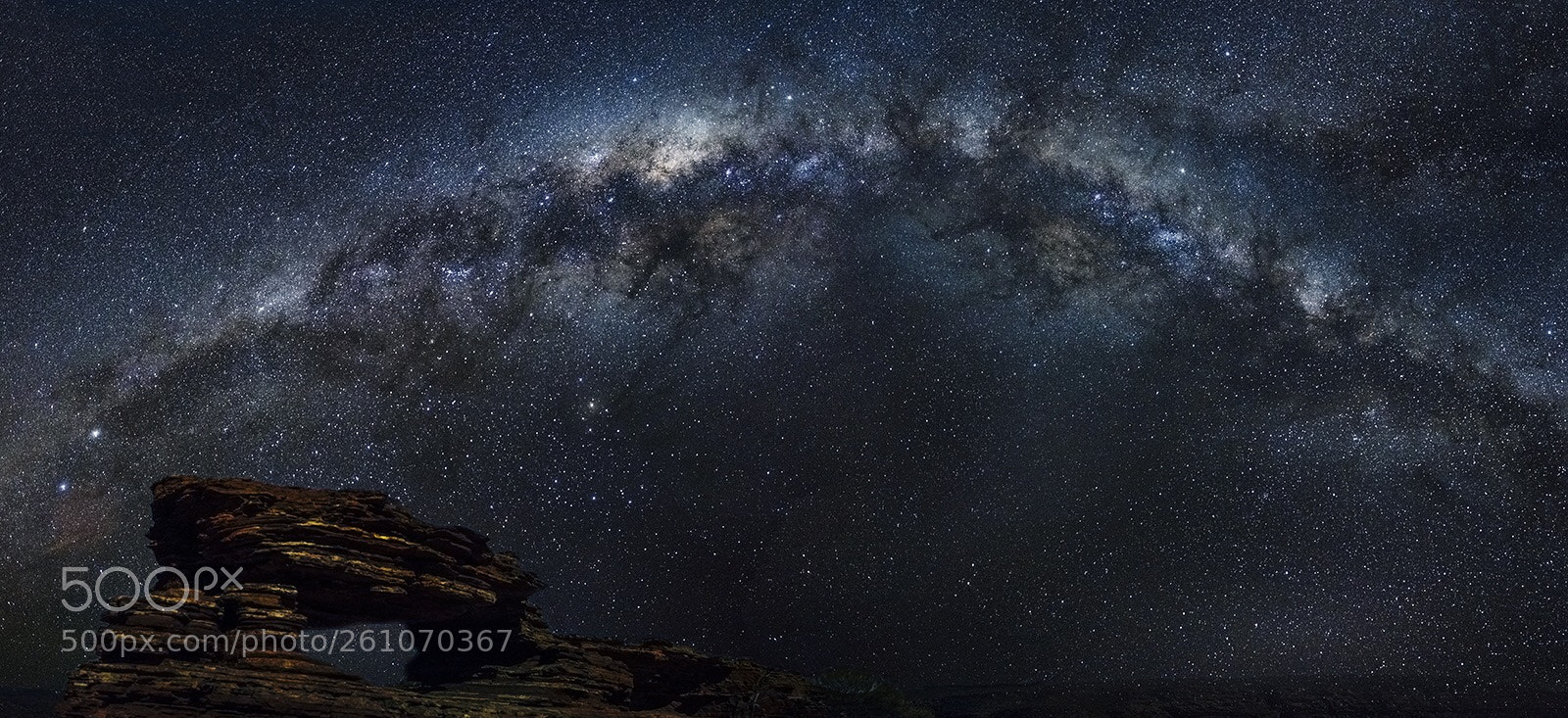 Nikon D810 sample photo. Milky way over nature photography