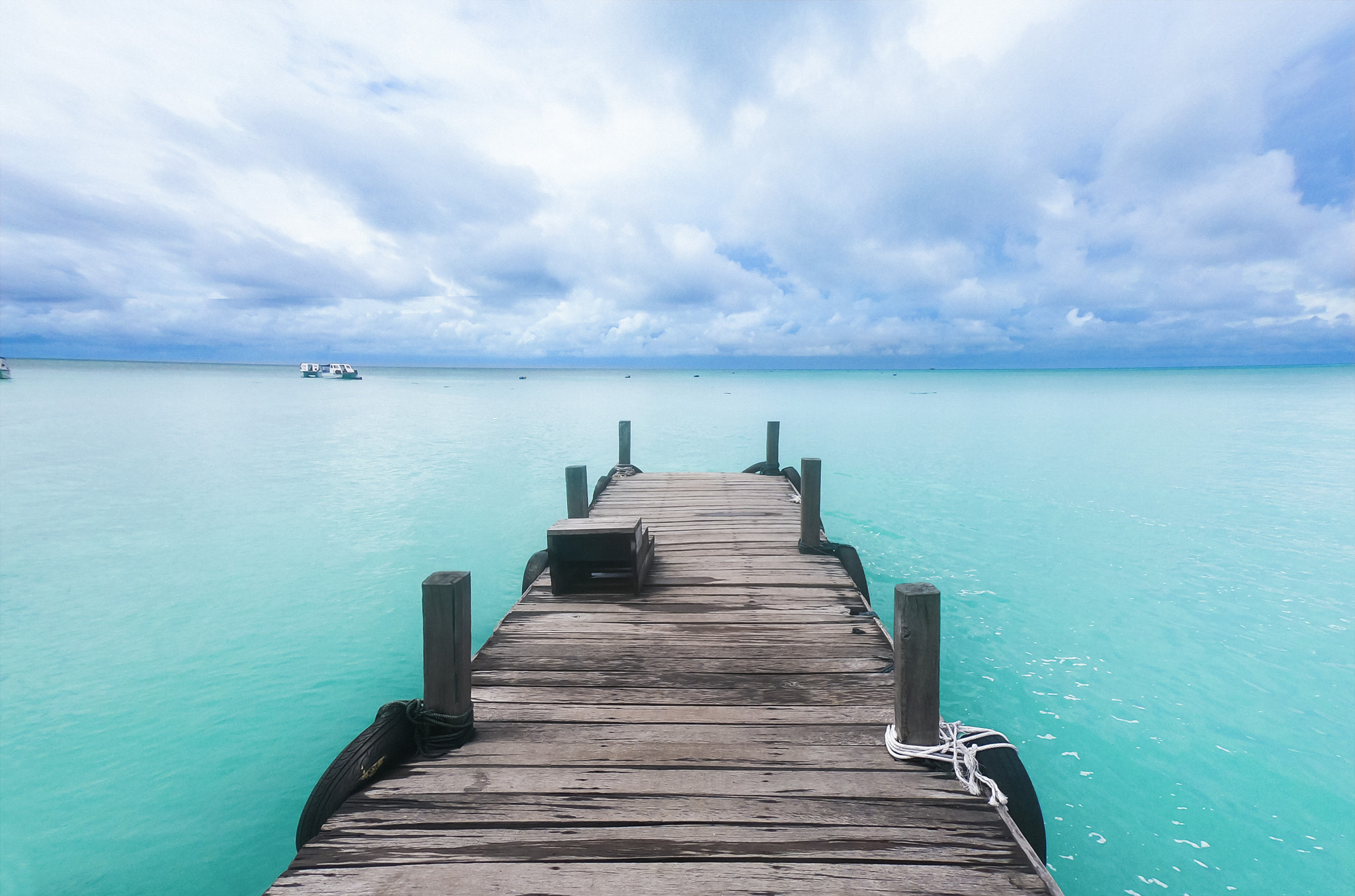 GoPro Hero6 Black sample photo. The pier at sabah photography