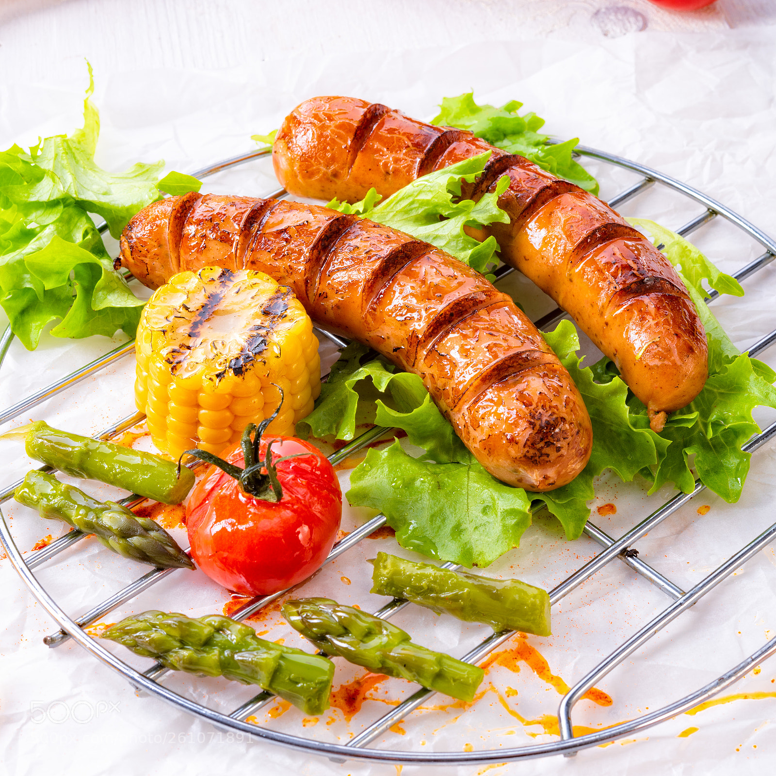 Nikon D810 sample photo. Grilled tasty krakauer sausage photography