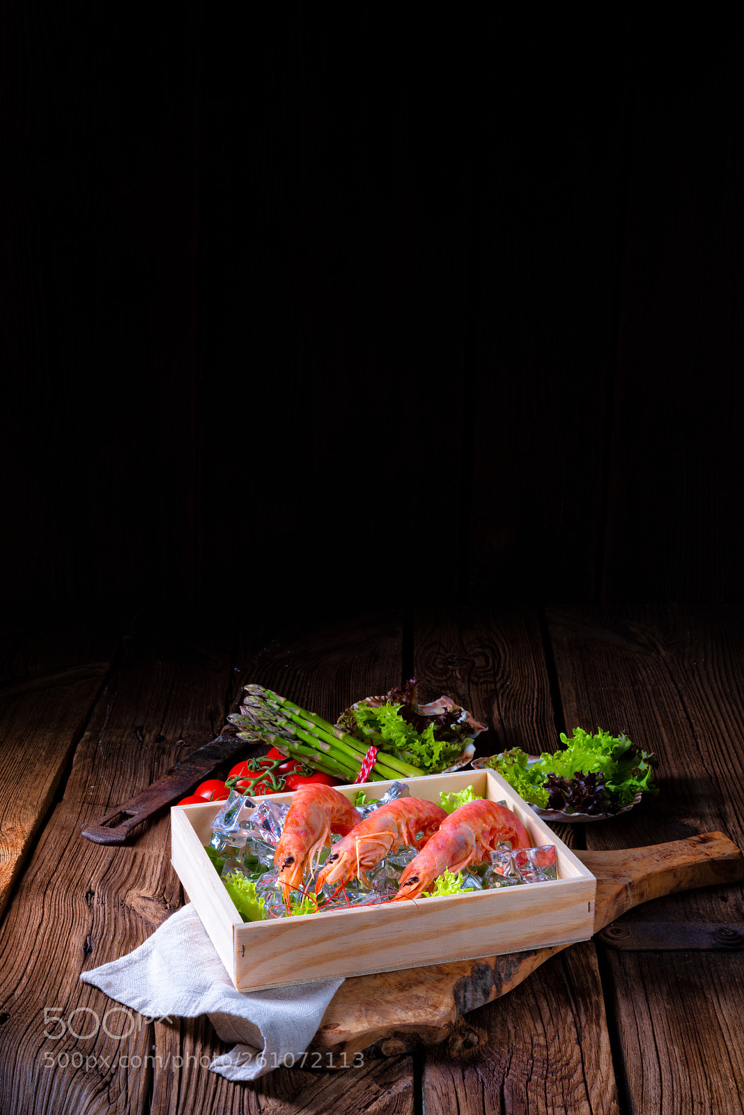 Nikon D810 sample photo. Cooked argentine red prawns photography