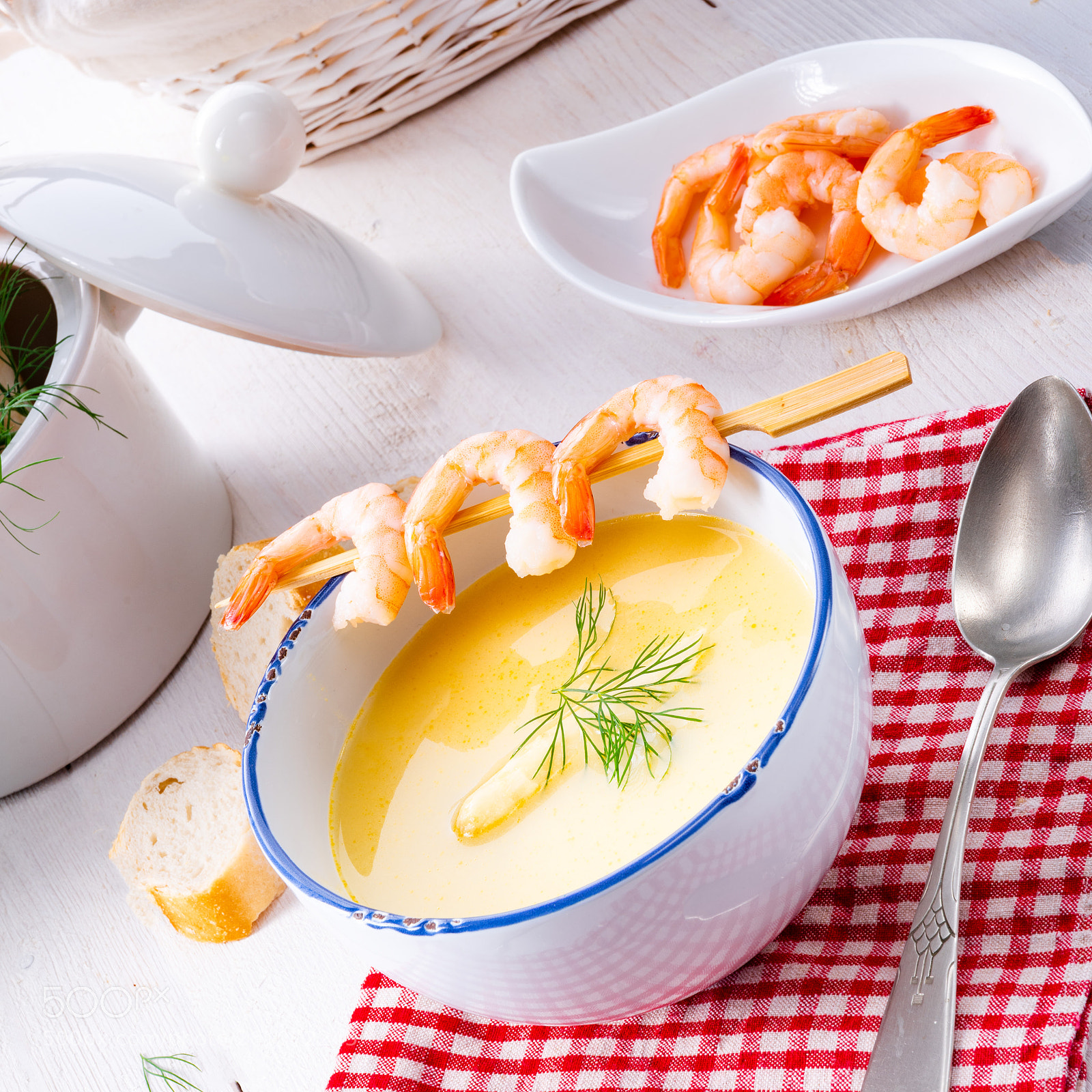 Nikon D810 sample photo. Rustic asparagus soup with photography